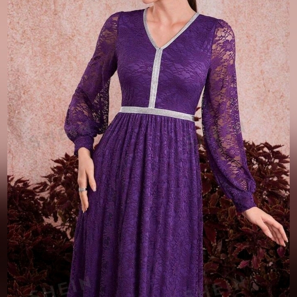 Gorgeous Purple Dress From Shein Beautiful - Picture 2 of 5